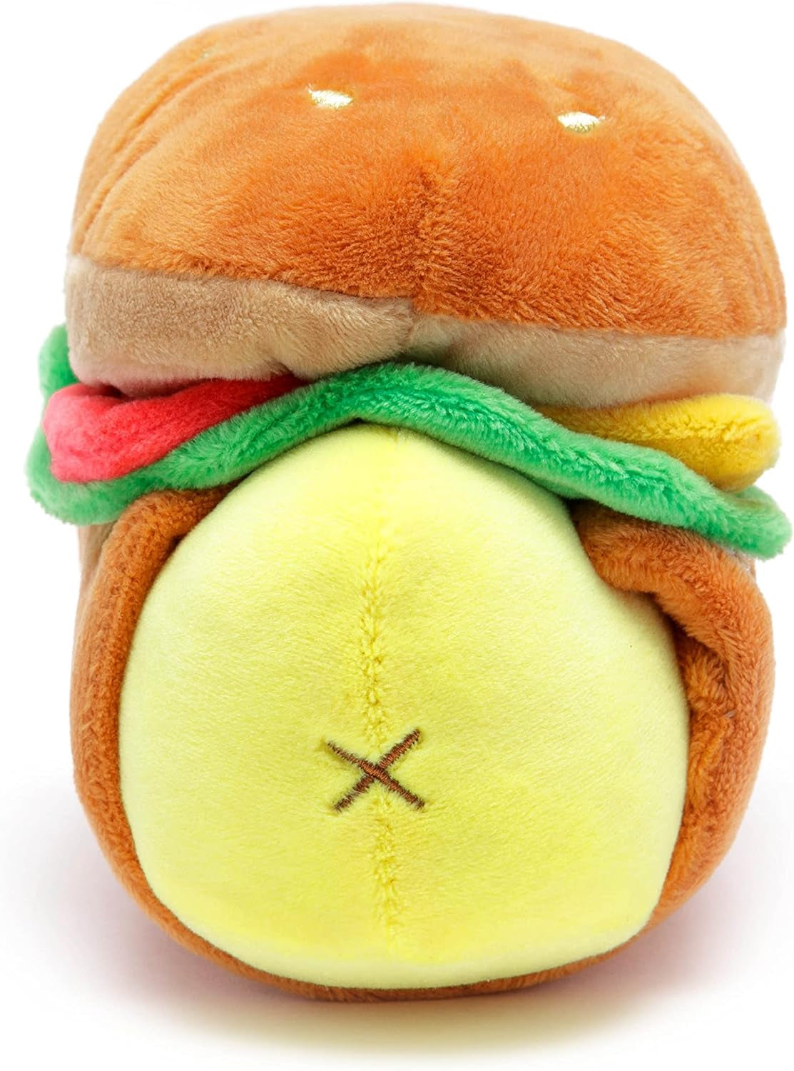 Stuffed Animal Plush Toy - Official Roll Blanket Outfitz Doll |Soft, Squishy, Warm, Cute, Comfort, Safe| Hamburger Pillow with Chicken - Birthday Decorations Gift 6" Chickiroll