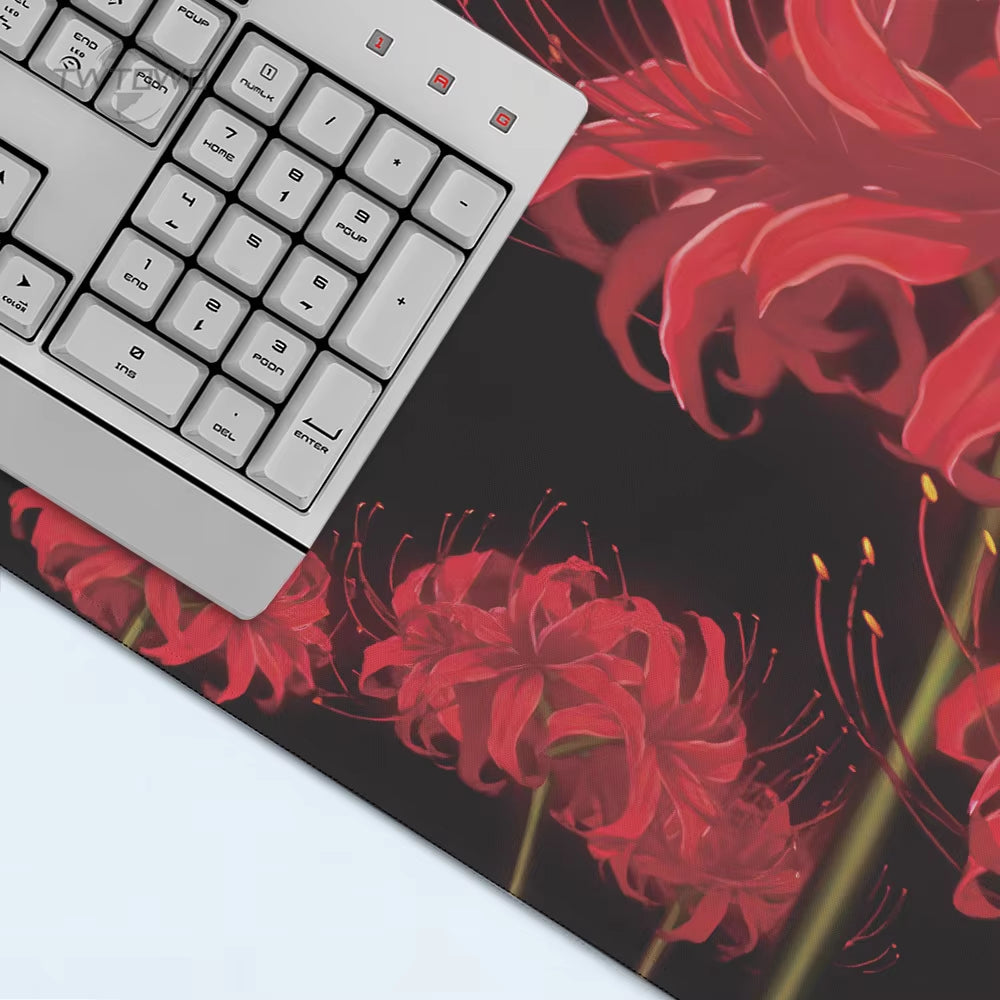 Mouse Pad Gaming Red Spider Lily XL Home Custom HD Large Mousepad XXL Keyboard Pad Office Carpet Soft PC Desktop Mouse Pad