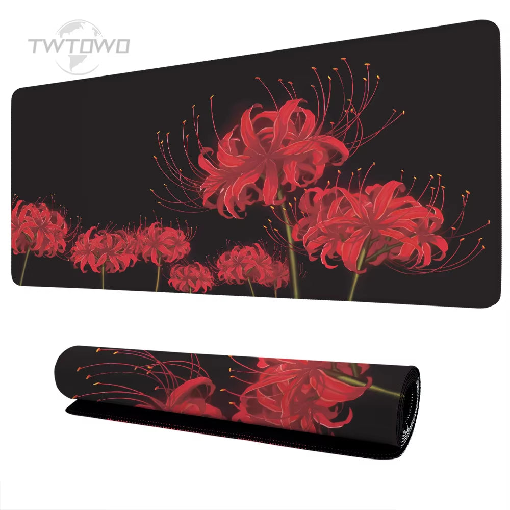 Mouse Pad Gaming Red Spider Lily XL Home Custom HD Large Mousepad XXL Keyboard Pad Office Carpet Soft PC Desktop Mouse Pad